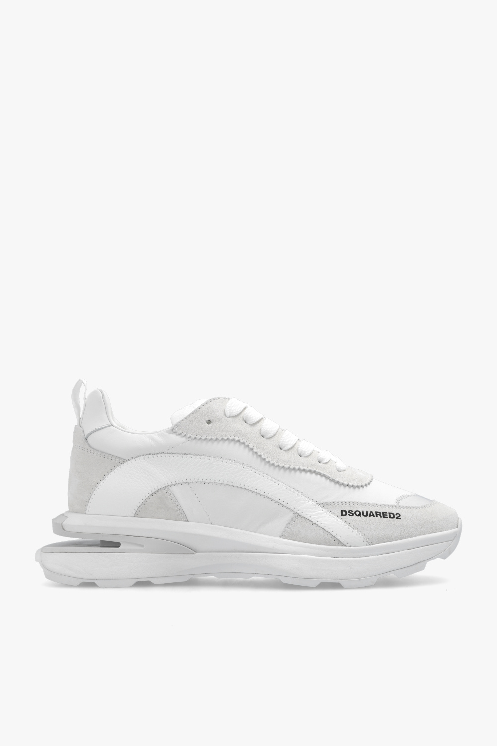 White Slash sneakers Dsquared2 Baldinini lace up leather shoes